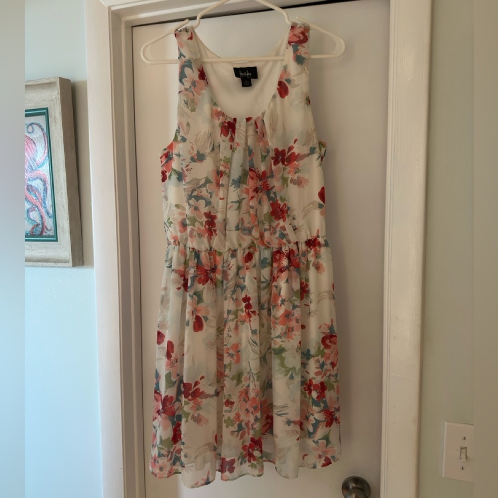 White Floral Dress